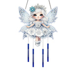 Girl-Double-Sided Wind Bell Diamond Pendant