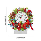 Christmas-Acrylic Diamond Clock Pendant