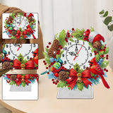 Christmas-Acrylic Diamond Clock Pendant