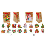 8Pcs/Set Christmas-Diamond Painting Gift Bags