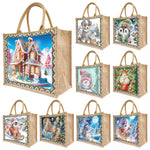 Christmas-Diamond Painting Tote Bag(Upgraded Waterproof)