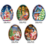 Christmas-Three-Dimensional Combination Ornaments Wooden Ornaments