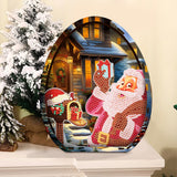 Christmas-Three-Dimensional Combination Ornaments Wooden Ornaments