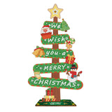 Christmas-Wooden Sign Diamond Painting Desktop