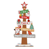 Christmas-Wooden Sign Diamond Painting Desktop