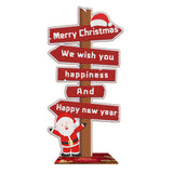 Christmas-Wooden Sign Diamond Painting Desktop