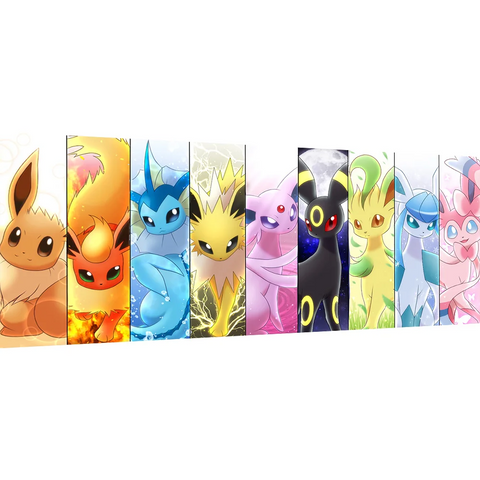 Pokemon Evolution -Diamond painting 100*40CM