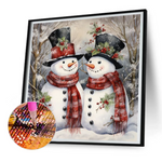 Christmas snowman - Full Drill Diamond Painting 40*40cm