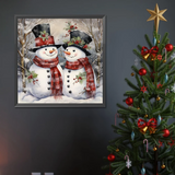 Christmas snowman - Full Drill Diamond Painting 40*40cm