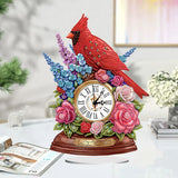 5D DIY Special Shape Diamond Painting Desk Ornament Handmade Clock Kit