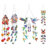 DIY Diamond Painting Double Sided 3D Wind Chime Pendant Hanging Kit