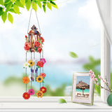 DIY Diamond Painting Double Sided 3D Wind Chime Pendant Hanging Kit