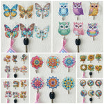 6Pcs/Set Animal-Diamond Art Craft Wall Hooks