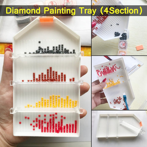 Diamond Painting Tools Large Tray 4 Slots