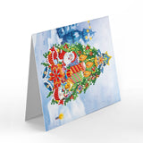 8pcs DIY Diamond Painting 5D Christmas Card