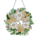 Christmas-Single Side Drill-Diamond Wreath