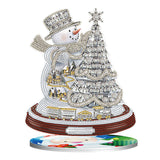 Christmas-Single Side Drill-Diamond Desktop Ornament