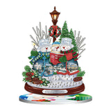 Christmas-Single Side Drill-Diamond Desktop Ornament