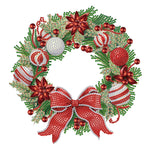 Christmas Wreath-Partial Special Diamond Painting-30x30cm