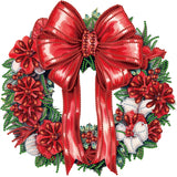 Christmas Wreath-Partial Special Diamond Painting-30x30cm