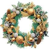 Christmas Wreath-Partial Special Diamond Painting-30x30cm