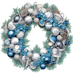 Christmas Wreath-Partial Special Diamond Painting-30x30cm