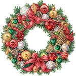 Christmas Wreath-Partial Special Diamond Painting-30x30cm