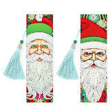 2Pcs/Set-Christmas-Diamond Bookmark