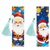 2Pcs/Set-Christmas-Diamond Bookmark