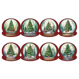 8Pcs/Set Christmas Tree-Diamond Greeting Cards