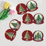 8Pcs/Set Christmas Tree-Diamond Greeting Cards