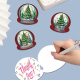 8Pcs/Set Christmas Tree-Diamond Greeting Cards