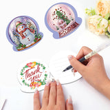 8Pcs/Set Christmas-Diamond Greeting Cards