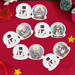 6Pcs/Set Christmas-Diamond Greeting Cards