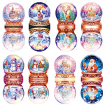 8Pcs/set Christmas-Diamond Greeting Cards