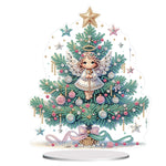 Angel-Single Side Drill-Wooden Diamond Desktop Ornament