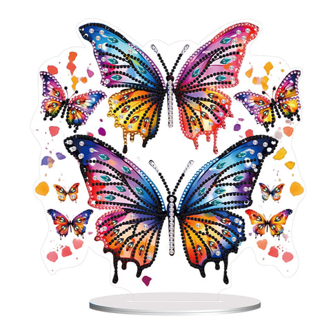 Butterfly-Single Side Drill-Diamond Desktop Ornament