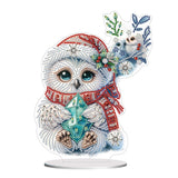 Owl-Single Side Drill-Acrylic Diamond Desktop Ornament