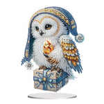 Owl-Single Side Drill-Acrylic Diamond Desktop Ornament