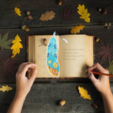 DIY Diamond Painting-Feather Bookmark