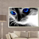 Blue Eyed Cat Full Drill-Diamond Painting