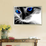 Blue Eyed Cat Full Drill-Diamond Painting