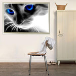 Blue Eyed Cat Full Drill-Diamond Painting