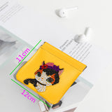 DIY Diamond painting-lipstick bag airpods protective case cosmetic bag