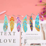 DIY Diamond Painting-Feather Bookmark