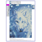 Snow Wolf Full Drill-Diamond Painting