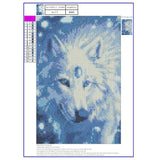 Snow Wolf Full Drill-Diamond Painting