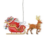 5D Christmas Diamond Painting Hanging Light Festive Rhinestone Lamp Pendant Kits