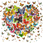 Diamond Painting Kits-Full Round Drill Butterfly Heart 5D DIY