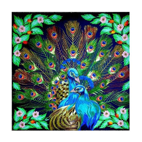 Peacock-Full Drill Diamond Painting